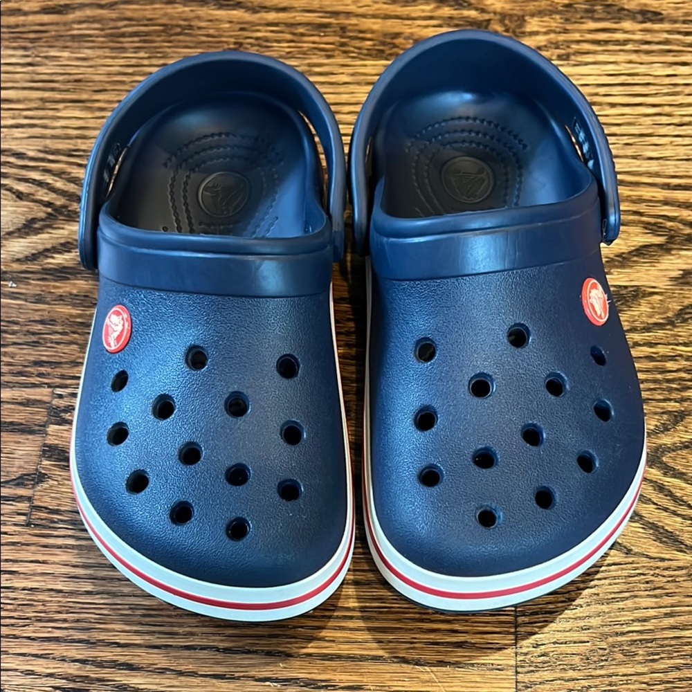 Crocs Kids Navy Clogs